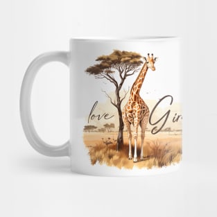 Lovely Giraffe Mug